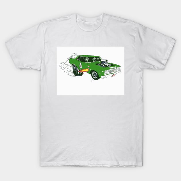 Chevy Malibu T-Shirt by curtskartoons